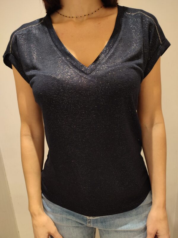 Tee shirt paillette MORGAN Dema